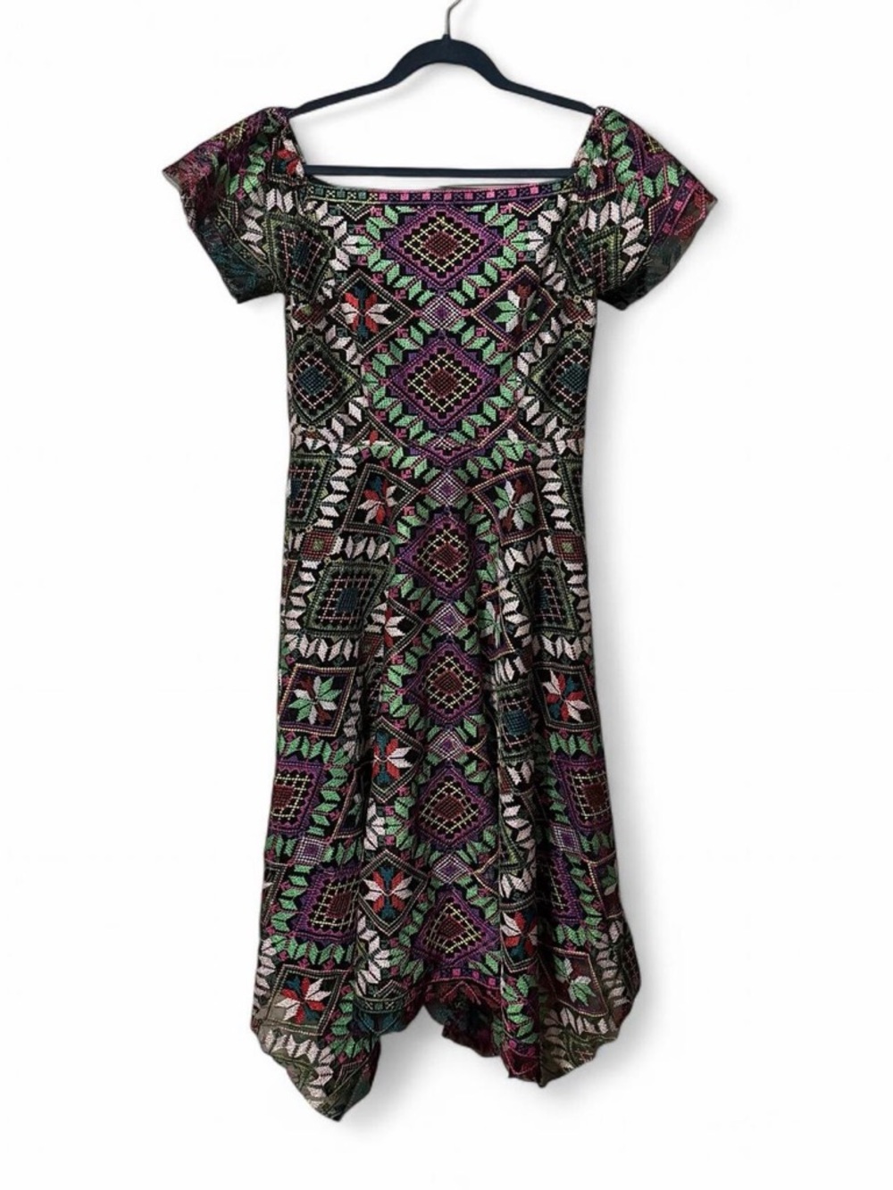 Alex Marie Veronica Embroidered Dress